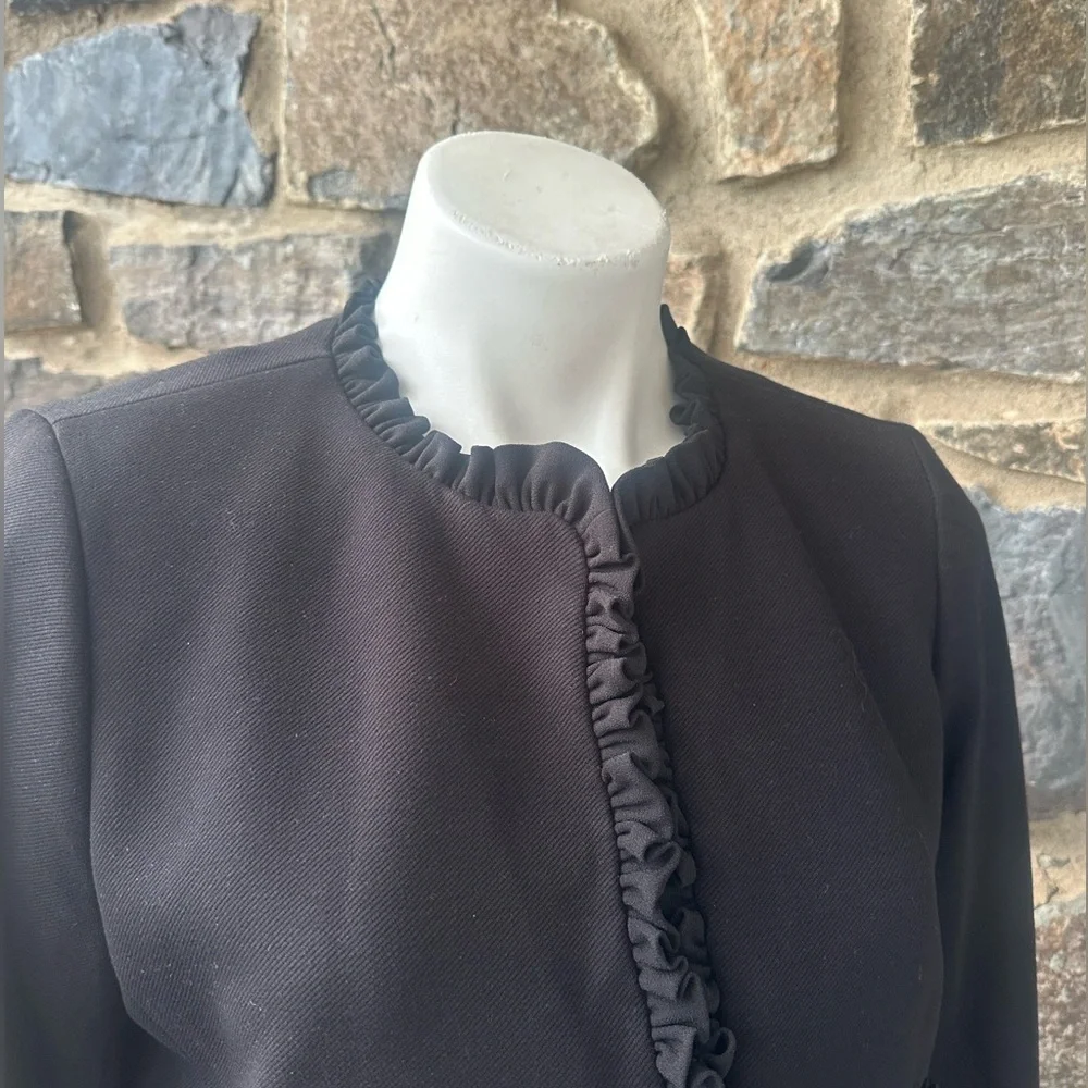 J.Crew The Going-out Blazer With Ruffles size 8